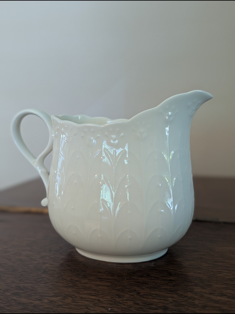 Mikasa White Silk Bone China Creamer A7050 Japan
